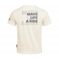 BMW Motorrad T-Shirt Make Life A Ride Logo Ανδρικό Λευκό ΕΝΔΥΣΗ